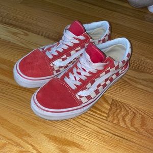 red checkered vans